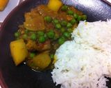 薩摩芋とグリーンピースのチキンカレー作り方7写真