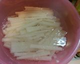 おかひじきと長芋の酢醤油かけ作り方1写真