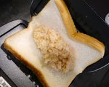 ハーフホットサンド！ベーコンポテトパイ風作り方3写真