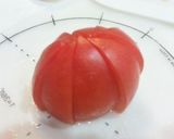 冷やしトマトを冷製トマトソースで作り方3写真