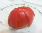 冷やしトマトを冷製トマトソースで作り方3写真