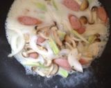 残り野菜で★和風クリームパスタ作り方4写真