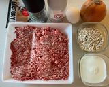 グルテンフリー！パン粉なしでも絶品ハンバーグ作り方1写真