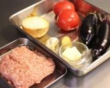 ひき肉と茄子のカレー。作り方1写真