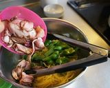 ハムとモロッコいんげんのバジルパスタ作り方5写真
