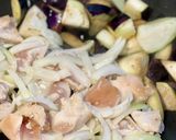 柔らかむね肉とナスのポン酢炒め作り方4写真