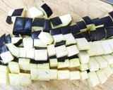 コロコロ茄子と青じそのかき揚げ丼作り方1写真