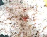 簡単★アンチョビ梅しそ焼飯作り方2写真