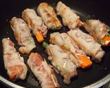 豚もも肉の野菜巻き作り方3写真
