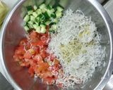 ◇トマトとシラスの冷製パスタ◇作り方3写真