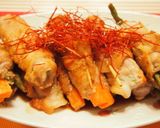 豚もも肉の野菜巻き作り方5写真