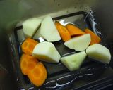 鶏肉と野菜の焙煎にんにく炒め煮作り方3写真