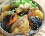 鶏肉と野菜の焙煎にんにく炒め煮作り方17写真