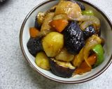 鶏肉と野菜の焙煎にんにく炒め煮作り方15写真