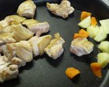 鶏肉と野菜の焙煎にんにく炒め煮作り方8写真
