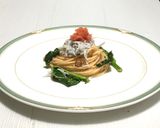 菜の花としらすの明太子パスタ作り方11写真