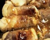 材料こんだけ？豆腐と豚のまきまき焼き作り方5写真