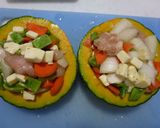 ミニかぼちゃの詰め物作り方3写真