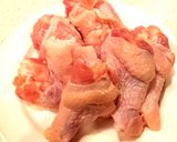 ヘルシー★鶏手羽元と夏野菜の甘酢煮作り方1写真