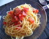 ☆簡単・時短☆トマトと生ハムの冷製パスタ作り方4写真