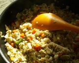 めんつゆで豆腐炒り。作り方4写真