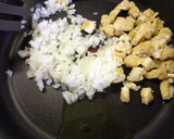 鶏ひき肉・揚げ・ヒジキの混ぜご飯作り方3写真