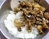 鶏ひき肉・揚げ・ヒジキの混ぜご飯作り方10写真