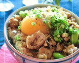 鶏ひき肉・揚げ・ヒジキの混ぜご飯作り方17写真
