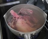 圧力鍋で簡単　牛すじのトマト煮作り方3写真