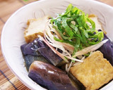 *田舎風* なすと厚揚げの煮物作り方8写真