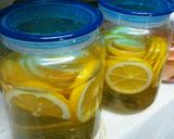 自家製レモン酢で【レモンスカッシュ】作り方1写真