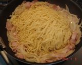 ベーコンと玉ねぎのペペロンチーノ作り方4写真
