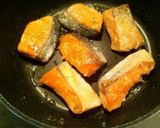 鮭とチンゲン菜のクリーム煮作り方1写真