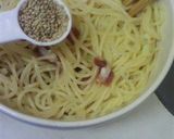 簡単☆たたき梅と納豆のパスタ作り方9写真