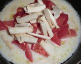 エリンギトマト☆冷製クリームパスタ作り方11写真
