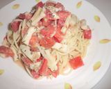 エリンギトマト☆冷製クリームパスタ作り方17写真