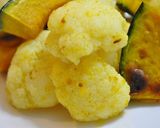 カリフラワーと焼きかぼちゃのサラダ作り方3写真