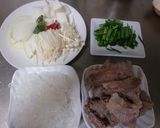牛すじ肉の韓国風煮込み作り方2写真