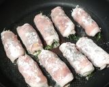 おかひじきの豚肉ロール♪作り方4写真