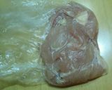 胸肉の梅マヨ焼き☆作り方1写真