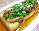 簡単！揚げ出し豆腐きのこあんかけのせ☆作り方8写真
