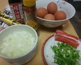 コンソメスープの素で作るほっこり天津飯作り方1写真