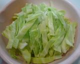 キャベツたっぷりオムレツ作り方1写真