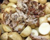 皮つきじゃがいもで、こってり肉じゃが作り方4写真