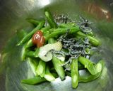 いんげんの塩麹・塩昆布　梅胡麻和え作り方3写真