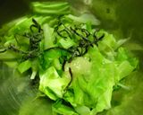 キャベツの塩麹・塩昆布わさび胡麻和え作り方3写真