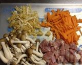 簡単めんつゆで炊き込みご飯☆作り方1写真
