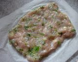 葱梅わさび鶏ミンチと塩昆布のトースト作り方3写真