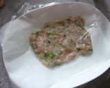 葱梅わさび鶏ミンチと塩昆布のトースト作り方4写真
