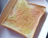 オイルサーディンの梅わさび大葉トースト作り方1写真